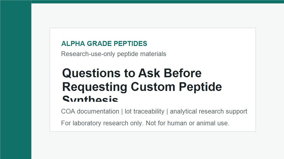 Questions to Ask Before a Special Product Inquiry