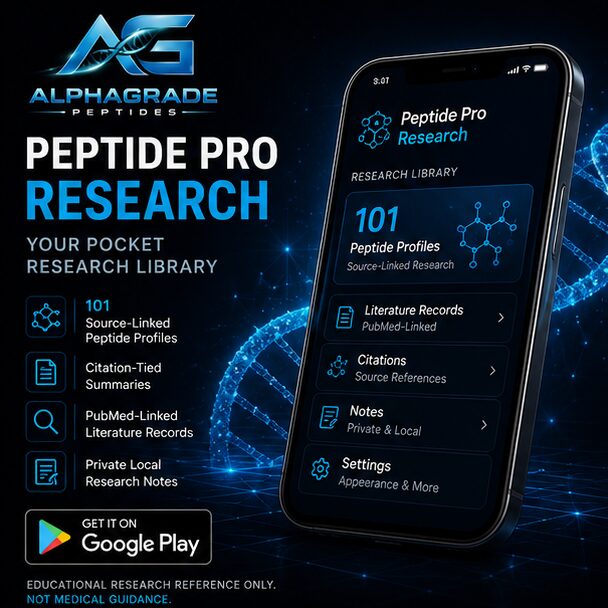 Peptide Pro Research mobile app research library